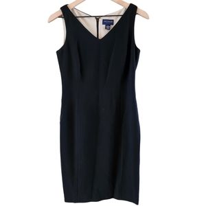 Ann Taylor Petite Black Business Sheath Dress